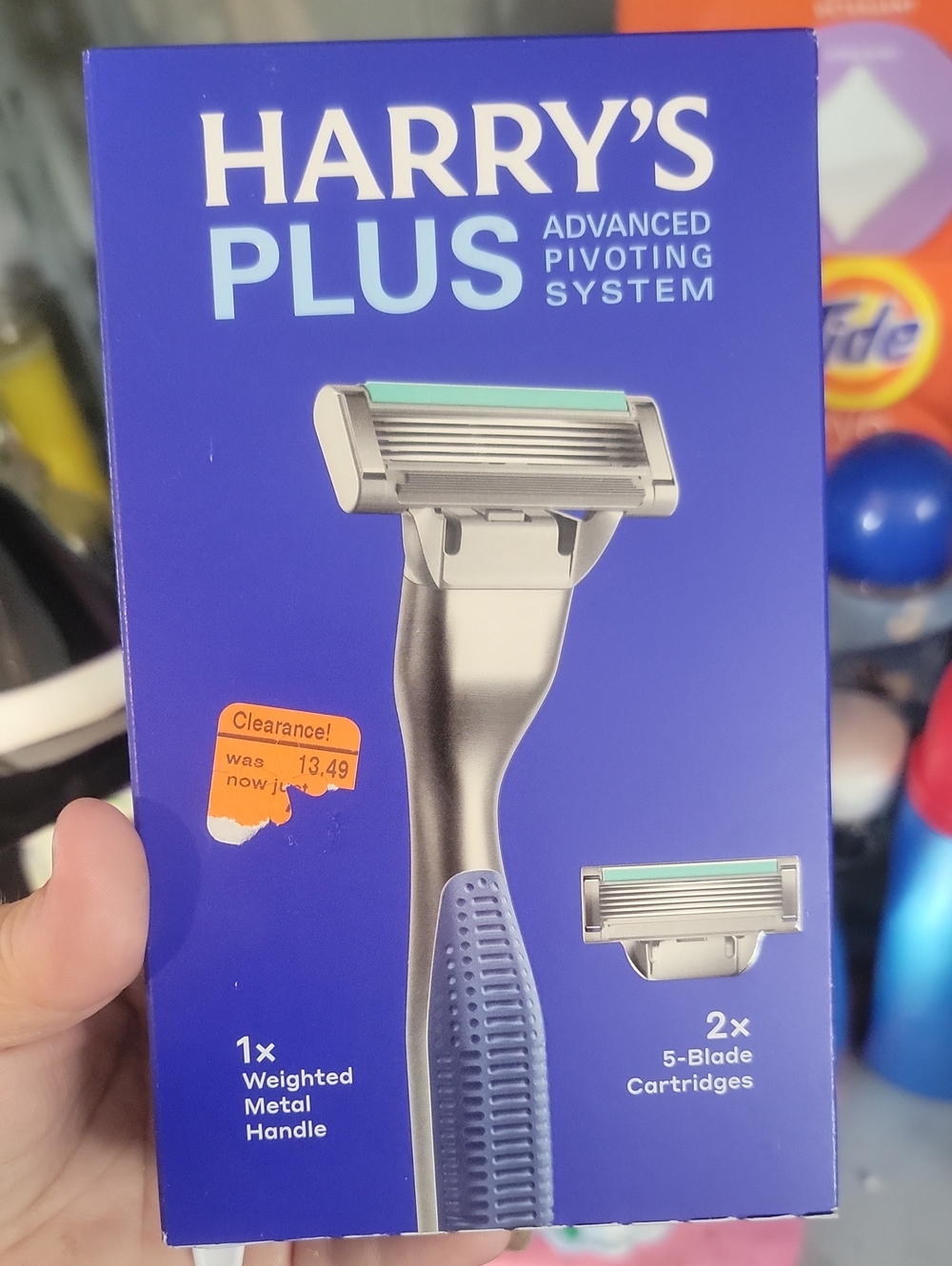 Plus Men’s Razor – Blue Handle